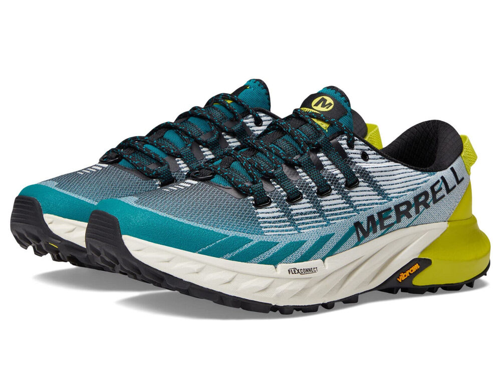 Merrell Agility Peak 4 Trail Men's Running Shoes Jade Size 8.5
